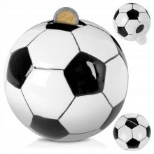 Soccer Football Ceramic Coin Bank